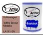 Preview: Volkswagen, Toffee Brown Metallic, LA1X / 0N: 500ml Lackdose, von ATW Autoteile West.